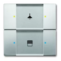   BUSCH-JAEGER 6126/02-866 KNX tapintásérzékelő kezelőelem | 2-csatornás | nemesacél