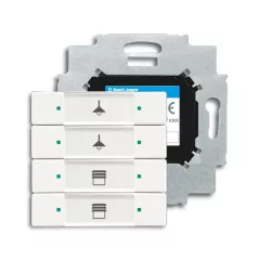   BUSCH-JAEGER 6127/01-884 KNX tapintásérzékelő | 4-csatornás | stúdiófehér matt
