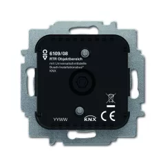   BUSCH-JAEGER 6109/08 KNX tapintásérzékelő UP | RTR, fűtés/hűtés, 5 bemenet, objektumterület