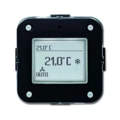   BUSCH-JAEGER 6109/18 KNX tapintásérzékelő UP | RTR, fűtés/hűtés, 5 bemenet