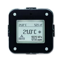   BUSCH-JAEGER 6109/28 KNX tapintásérzékelő UP | RTR, fűtés/hűtés, CO2, páratartalom