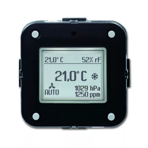 BUSCH-JAEGER 6109/28 KNX tapintásérzékelő UP | RTR, fűtés/hűtés, CO2, páratartalom
