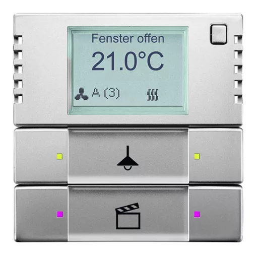 BUSCH-JAEGER 6128/28-866 KNX tapintásérzékelő kezelőelem RTR | nemesacél