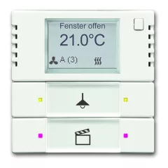   BUSCH-JAEGER 6128/28-884 KNX tapintásérzékelő kezelőelem RTR | stúdiófehér matt