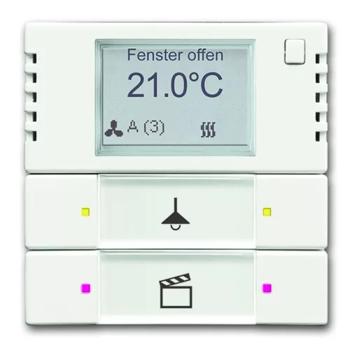 BUSCH-JAEGER 6128/28-884 KNX tapintásérzékelő kezelőelem RTR | stúdiófehér matt