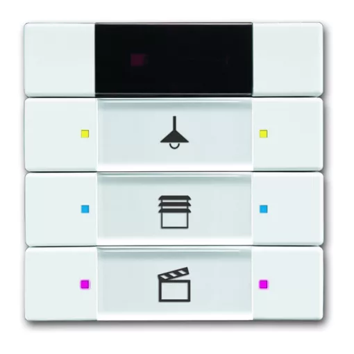 BUSCH-JAEGER 6129/01-84 KNX tapintásérzékelő IR | stúdiófehér