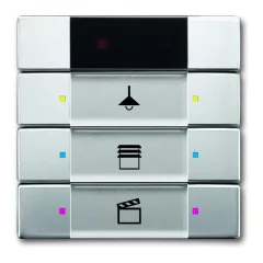   BUSCH-JAEGER 6129/01-866 KNX tapintásérzékelő IR | nemesacél