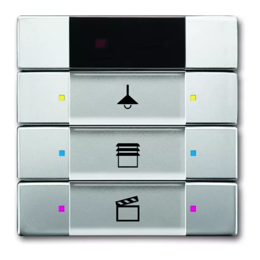 BUSCH-JAEGER 6129/01-866 KNX tapintásérzékelő IR | nemesacél