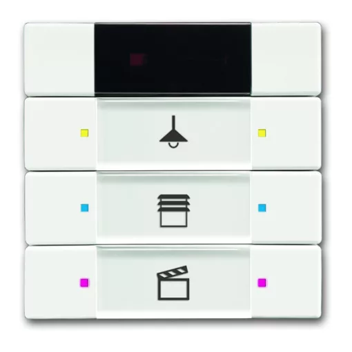 BUSCH-JAEGER 6129/01-884 KNX tapintásérzékelő IR | stúdiófehér matt
