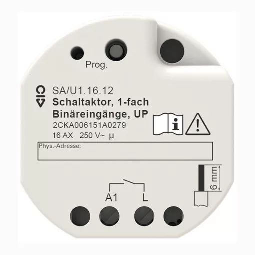 BUSCH-JAEGER SA/U1.16.12 KNX kapcsolóaktor 16 A | 1 kimenetes