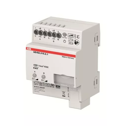 ABB UD/S2.315.2.1 KNX dimmaktor 230 V | 2 kimenetes