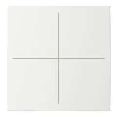   BUSCH-JAEGER LFW/A.4.55.11-914 Billenőkapcsoló Keypad balance SI-hez | 4-csatornás | alpinfehér