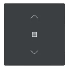   BUSCH-JAEGER LFJW/A.1.63.11-81 Billenő gomb Keypad future-höz | 1-es, redőny | antracit