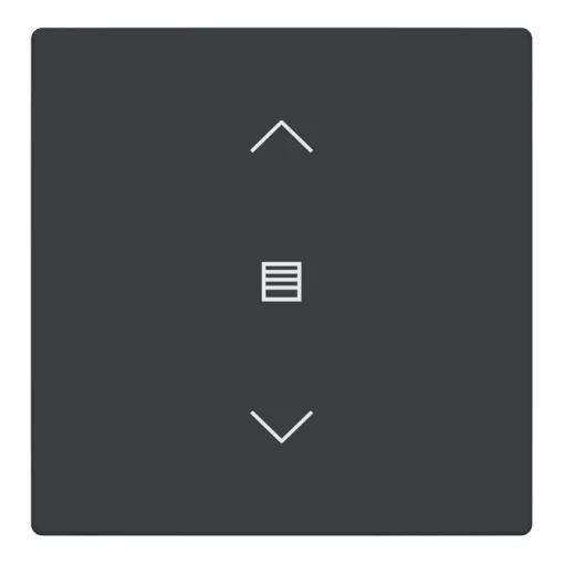 BUSCH-JAEGER LFJW/A.1.63.11-81 Billenő gomb Keypad future-höz | 1-es, redőny | antracit