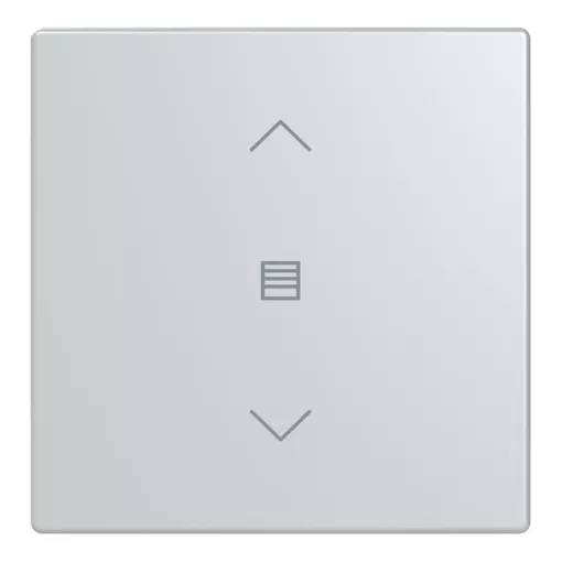 BUSCH-JAEGER LFJW/A.1.63.11-83 Billenő a Keypad future-höz | 1-es, redőny | ezüst alumínium
