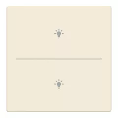   BUSCH-JAEGER LFBT/A.2.63.11-84 Keypad future gomb | 2-es, Fény | alpinweiß