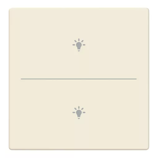 BUSCH-JAEGER LFBT/A.2.63.11-84 Keypad future gomb | 2-es, Fény | alpinweiß