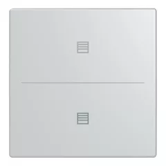   BUSCH-JAEGER LFJT/A.2.63.11-83 Keypad future gomb | 2-es, redőny | ezüst alumínium
