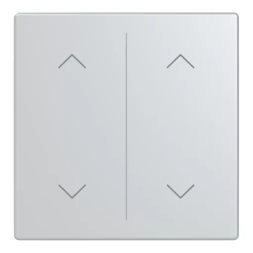 BUSCH-JAEGER LFAW/A.2.63.11-83 Wippe für Keypad future | 2-es, nyilak | alumíniumezüst