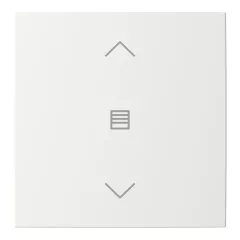   BUSCH-JAEGER LFJW/A.1.55.11-914 Billenő kapcsoló Keypad balance SI-hez | 1-csatornás, redőny | alpinfehér
