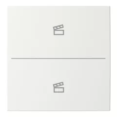   BUSCH-JAEGER LFST/A.2.55.11-914 Taste für Keypad balance SI | 2-fach, Szene | alpinweiß