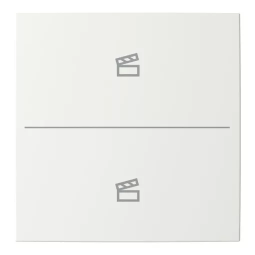BUSCH-JAEGER LFST/A.2.55.11-914 Taste für Keypad balance SI | 2-fach, Szene | alpinweiß