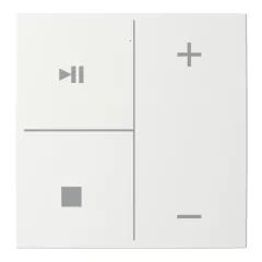   BUSCH-JAEGER LFMW/A.4.55.11-914 Billentyű Keypad balance SI | 4-csatornás, zenelejátszó vezérlés | alpinweiß