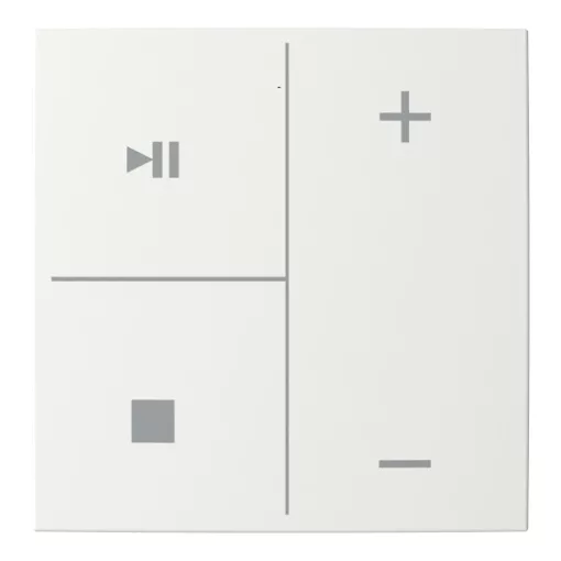 BUSCH-JAEGER LFMW/A.4.55.11-914 Billentyű Keypad balance SI | 4-csatornás, zenelejátszó vezérlés | alpinweiß