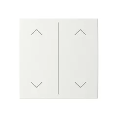   ABB LFAW/A.2.55.1-914 billenőkar KNX kezelőelemhez | 2-csatornás, nyilak | alpinfehér
