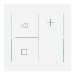   BUSCH-JAEGER LFMW/A.4.70.11-44M Keypad art gomb | 4-csatornás, zenevezérlés | stúdiófehér matt