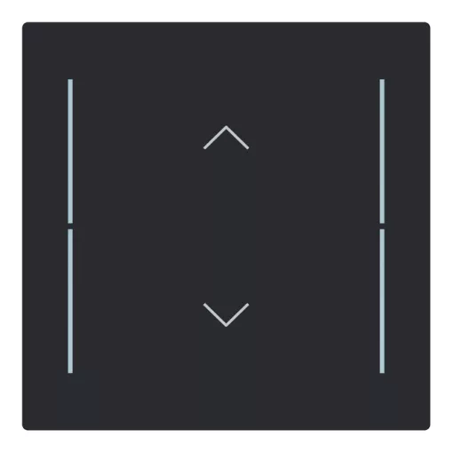 BUSCH-JAEGER LFAW/A.1.70.11-45M Billenő a Keypad art linear-hoz | 1-es, nyilak | matt fekete