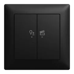  BUSCH-JAEGER 62851 UJ-915-WL Dimmer-Set flex Balance SI | fekete matt