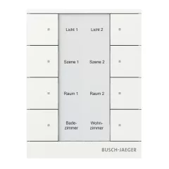   BUSCH-JAEGER SB-F-8.0.11-884 f@h-Tastsensor tenton | 8-csatornás | studioweiß matt
