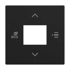   BUSCH-JAEGER 6236-915 Fedőlap Fan Coil-aktorhoz Balance | fekete matt