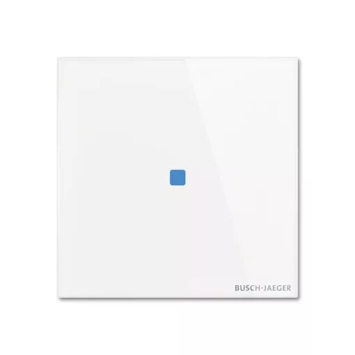 BUSCH-JAEGER TB/U1.1.11-CG KNX tapintásérzékelő Standard tacteo | 1 kimenetes | üveg fehér | 86x86 mm