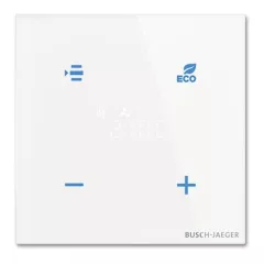   BUSCH-JAEGER TR/U.1.11-CG KNX Touch-RTR Standard tacteo | 4-csatornás | üveg fehér | 86x86 mm