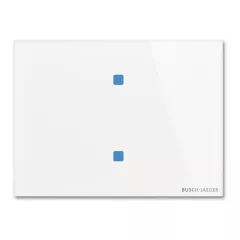   BUSCH-JAEGER TB/U2.8.11-CG KNX tapintásérzékelő Standard tacteo | 2-csatornás, függőleges | fehér üveg | 86x115 mm