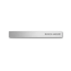   BUSCH-JAEGER 6349-860-101 priOn záróléc | alul | nemesacél