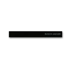   BUSCH-JAEGER 6349-825-101 priOn lezárólista | alul | fekete üveg