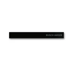   BUSCH-JAEGER 6352-825-101 priOn lezáróléc | alul, hőmérséklet-érzékelő | fekete üveg