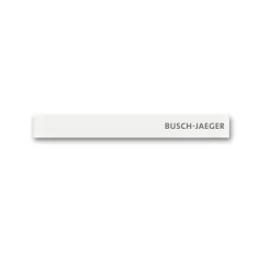   BUSCH-JAEGER 6349-811-101 priOn záróléc | alul | fehér üveg