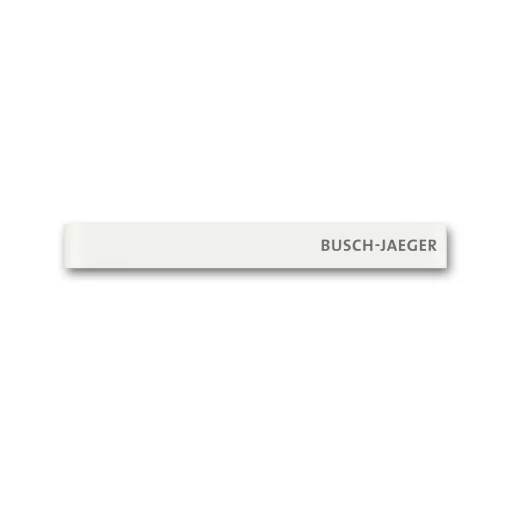 BUSCH-JAEGER 6349-811-101 priOn záróléc | alul | fehér üveg