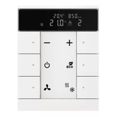   BUSCH-JAEGER SBC/U6.0.11-84 KNX-RTR Tenton | 6-csatornás, CO2-/páratartalom-érzékelő | stúdiófehér