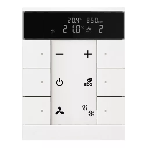 BUSCH-JAEGER SBC/U6.0.11-84 KNX-RTR Tenton | 6-csatornás, CO2-/páratartalom-érzékelő | stúdiófehér