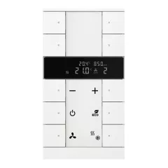   BUSCH-JAEGER SBC/U10.0.11-84 KNX-RTR Tenton | 10-csatornás, CO2-/páratartalom érzékelő | stúdiófehér