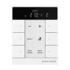   BUSCH-JAEGER SBS/U6.0.11-884 KNX-RTR-Nebenstelle Tenton | 6-csatornás | stúdiófehér matt