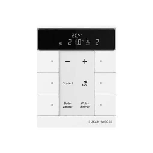 BUSCH-JAEGER SBS/U6.0.11-884 KNX-RTR-Nebenstelle Tenton | 6-csatornás | stúdiófehér matt