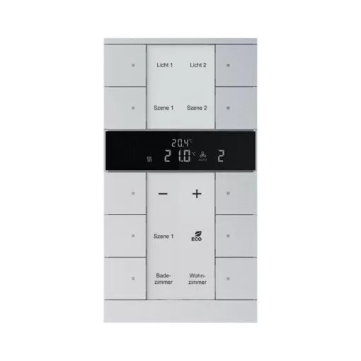 BUSCH-JAEGER SBS/U10.0.11-83 KNX-RTR-Nebenstelle Tenton | 10-csatornás | ezüst alumínium