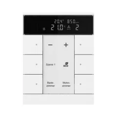   BUSCH-JAEGER SBC/U6.0.11-884 KNX-RTR Tenton | 6-csatornás, CO2-/páratartalom-érzékelő | stúdiófehér matt
