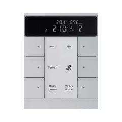   BUSCH-JAEGER SBC/U6.0.11-83 KNX-RTR Tenton | 6-csatornás, CO2-/páratartalom érzékelő | alumínium ezüst